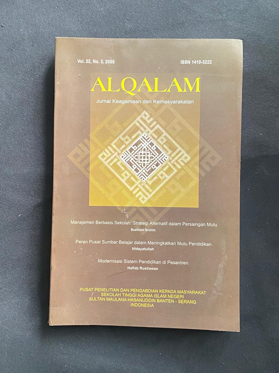 Alqalam (Jurnal Keagamaan Dan Kemasyarakatan)