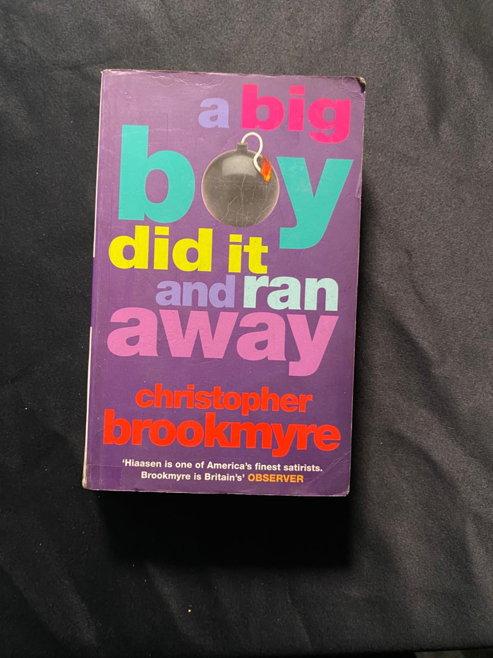 A Big Boy Did It And Ran Away