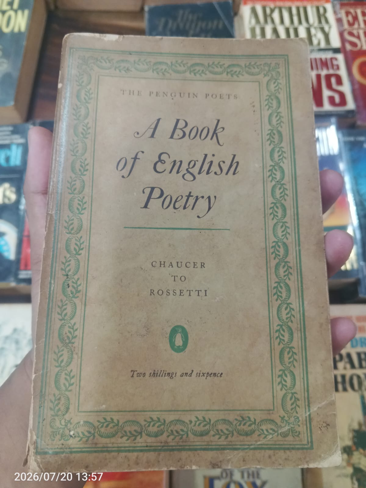 A Book Of English Poetry