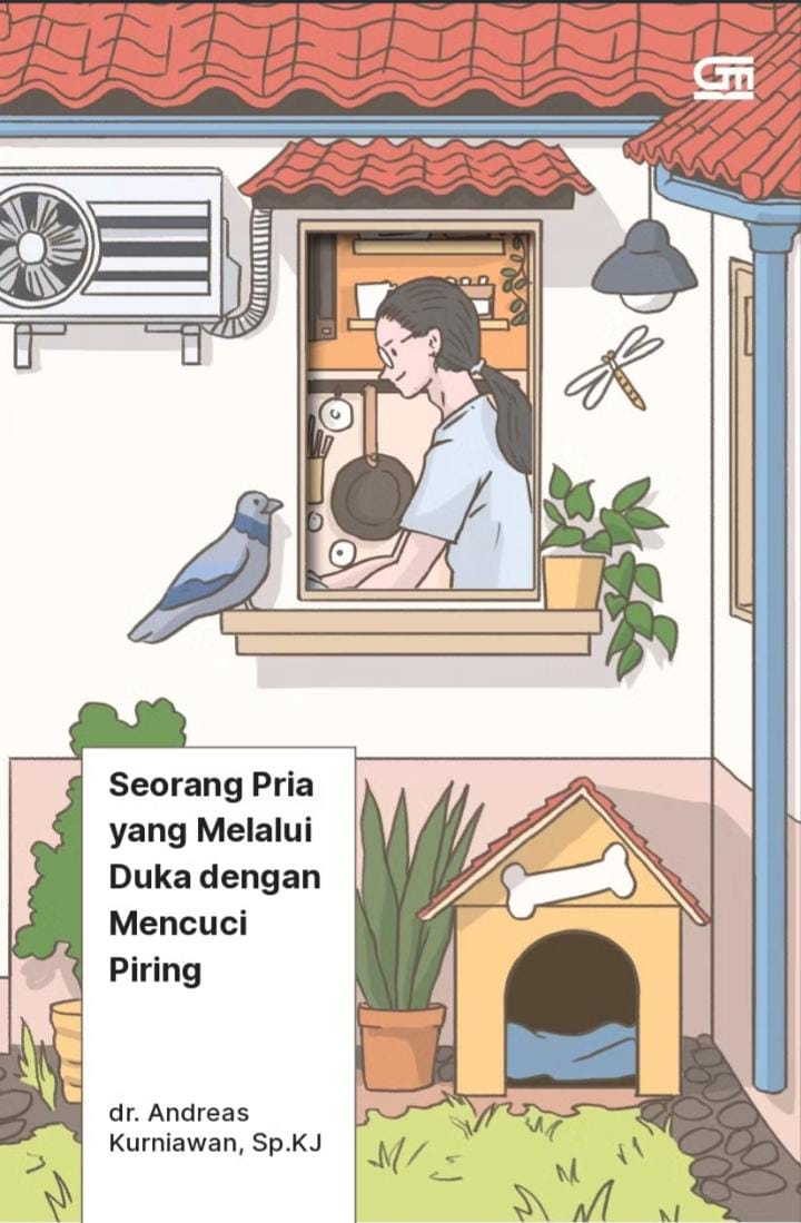 Seorang Pria yang Melalui Duka dengan Mencuci Piring HC
