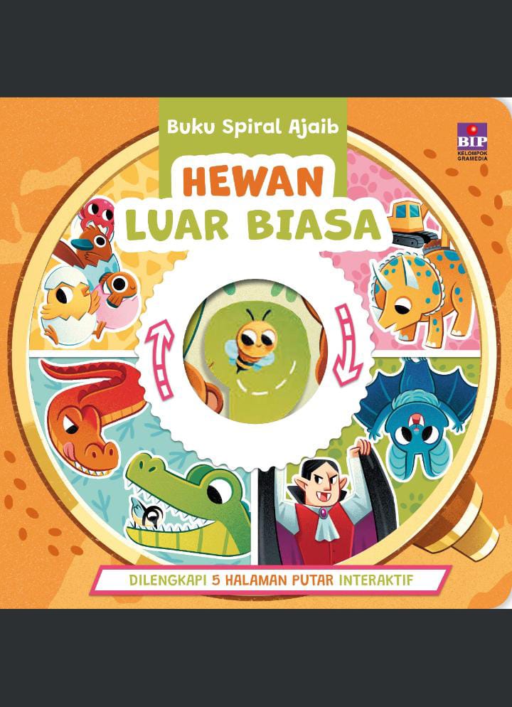 Buku Spiral Ajaib - Hewan Luar Biasa