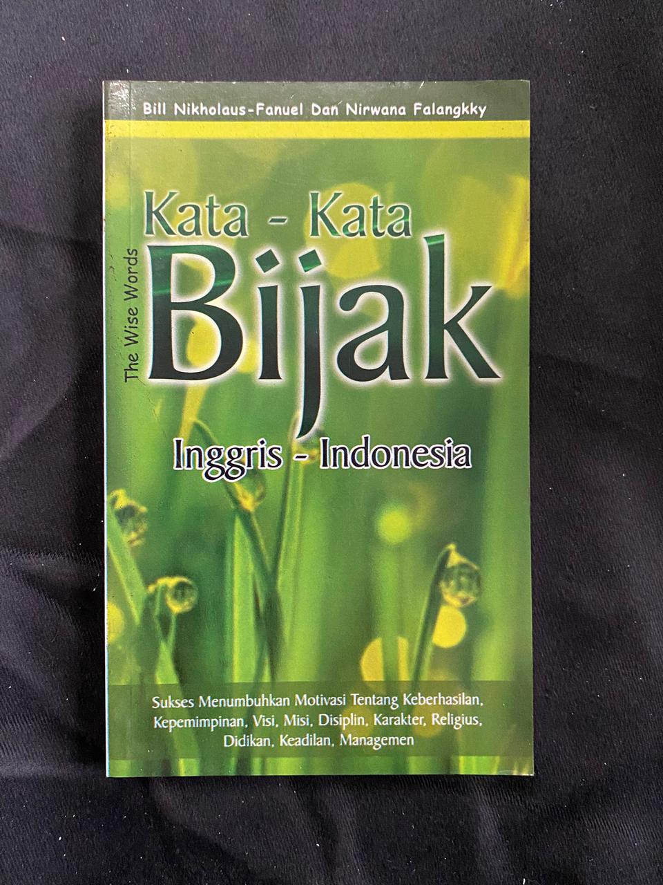 Kata-Kata Bijak (Inggris-Indonesia)