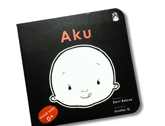 AKU - Pengenalan Anggota Tubuh - Buku Anak High Contrast Board Book