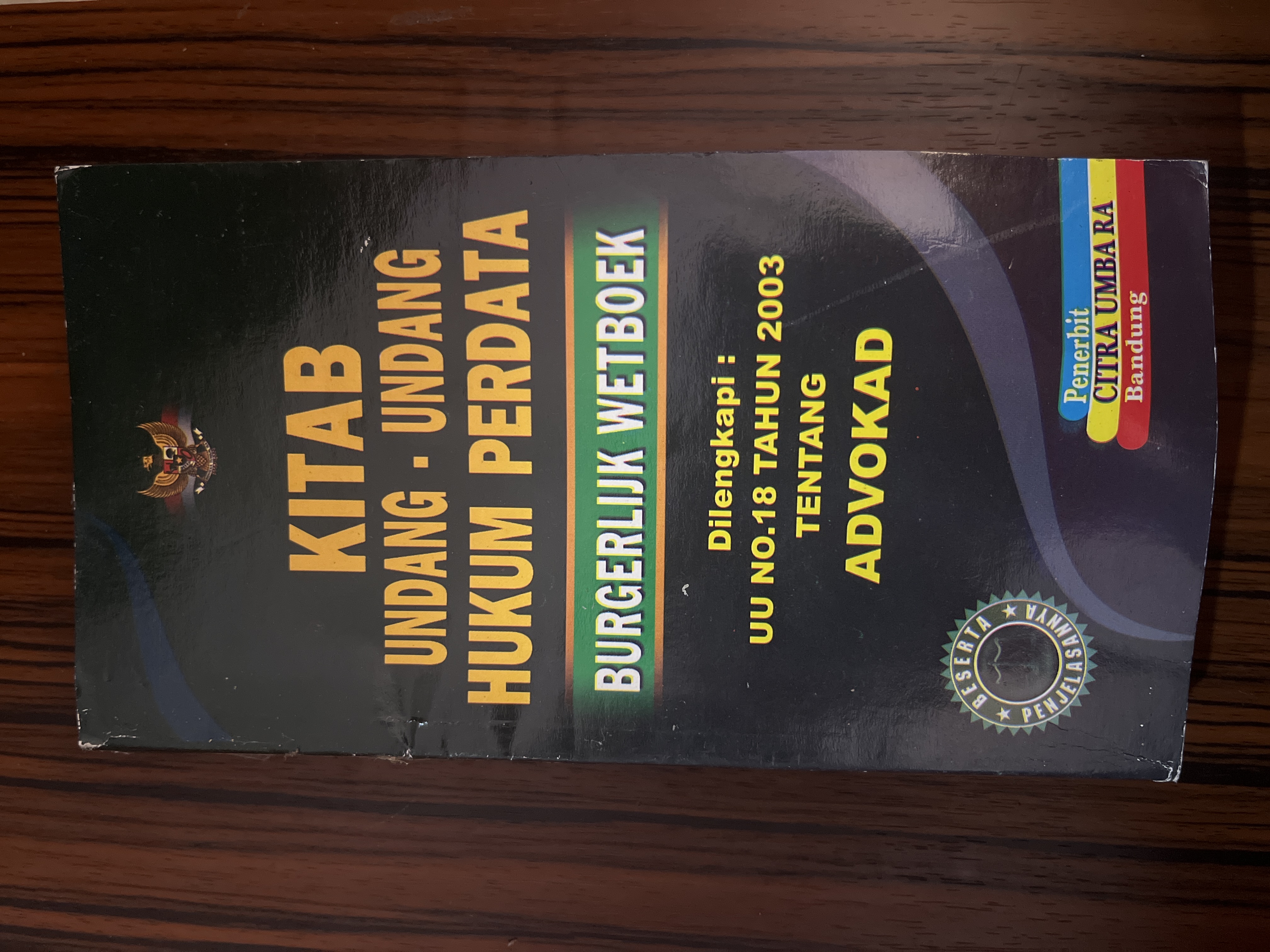 KITAB UNDANG-UNDANG HUKUM PERDANA 